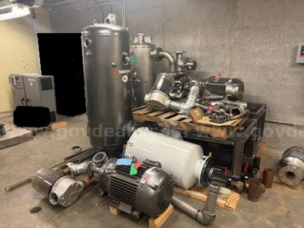 Travaini TRVX Vacuum Pumps System and associated components