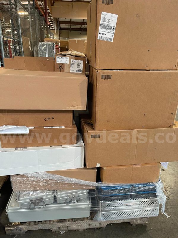 Lot Sale: (1) Pallet Various Sterile Processing Trays NEW and Used