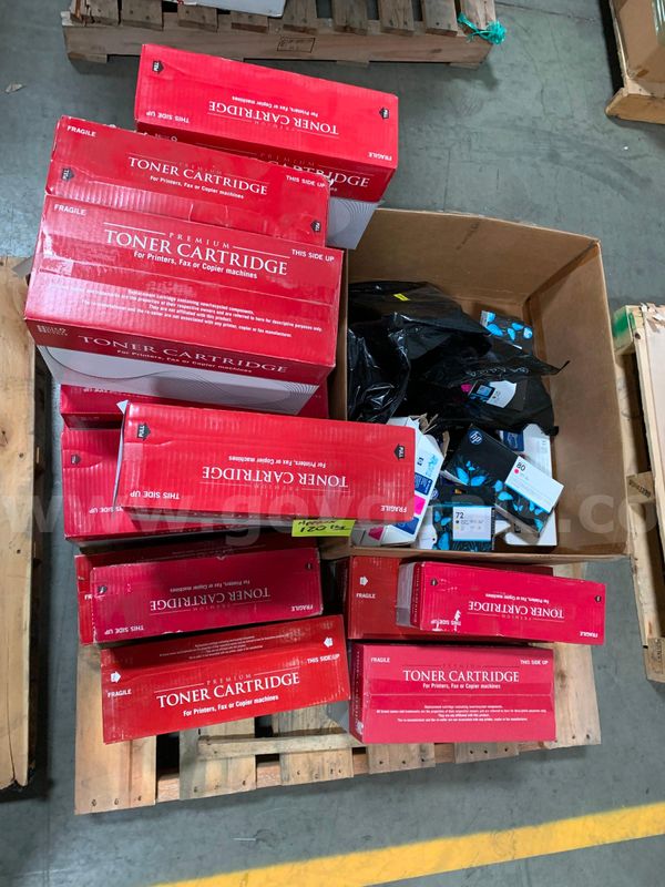 Pallet of Toner Cartridges (Assorted Varieties)