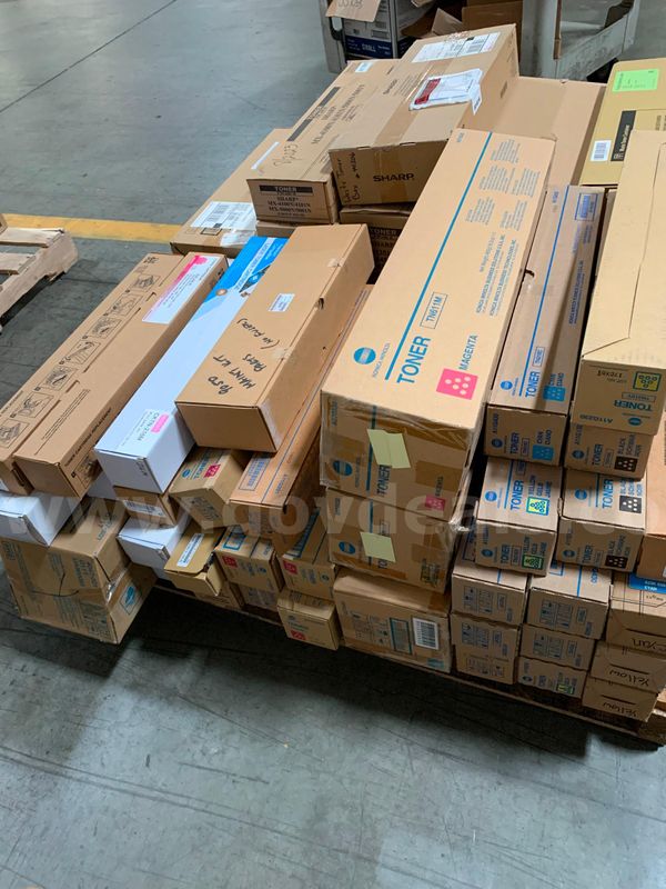 Pallet of Toner Cartridges (Assorted Varieties)