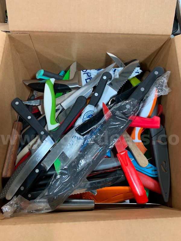Box of Kitchen Knives