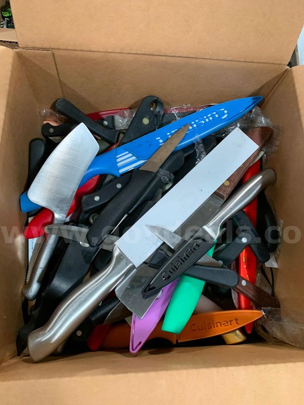 Box of Kitchen Knives