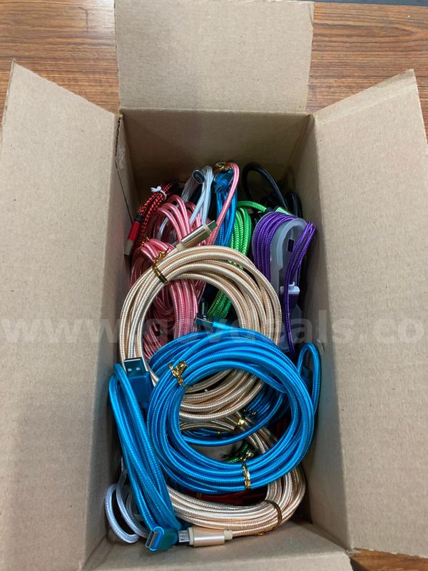 Box of Charging Cables
