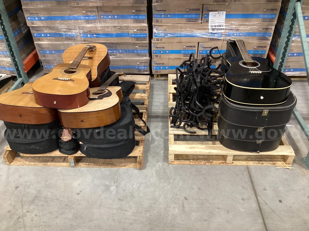 Guitars and stands