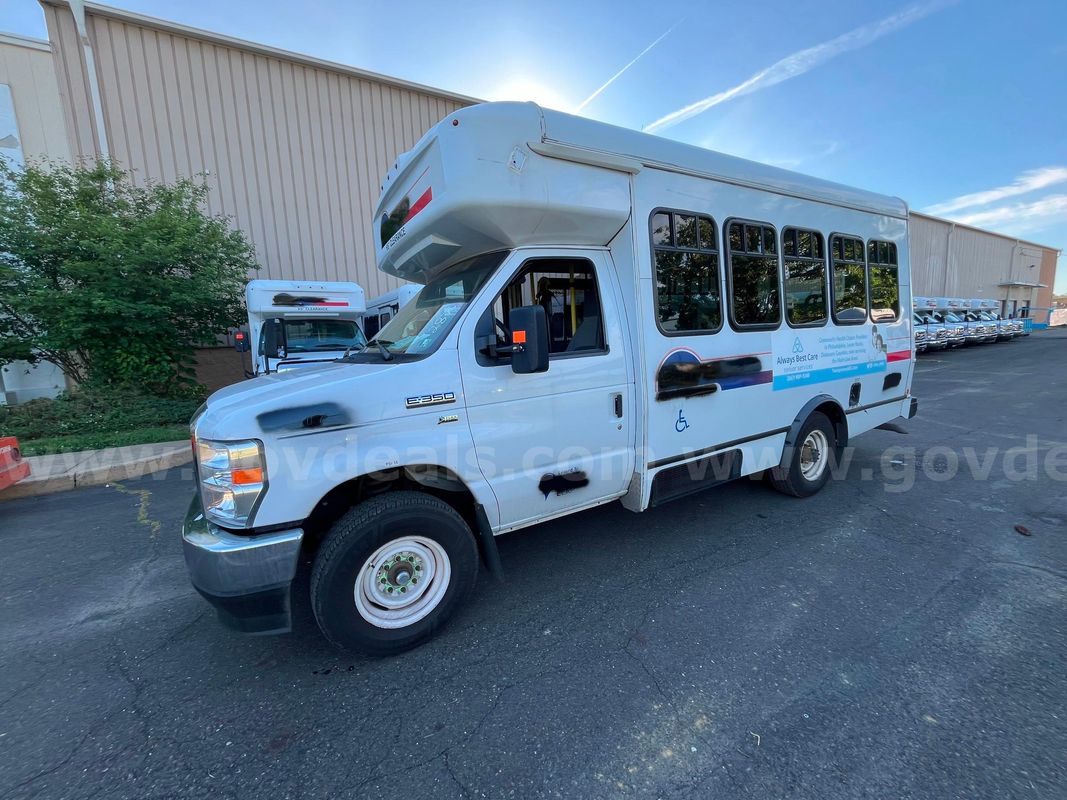 2019 Ford E350 Paratransit Van with wheelchair lift.