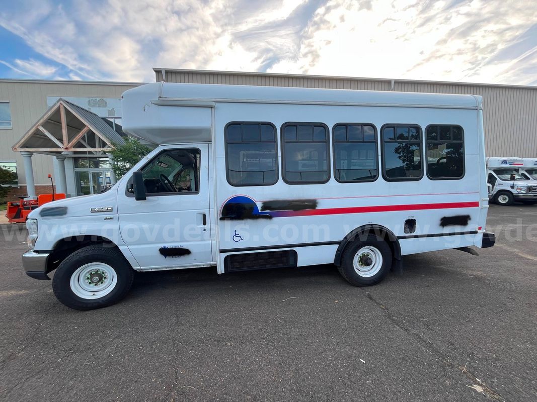2019 Ford E350 Paratransit Van with wheelchair lift.