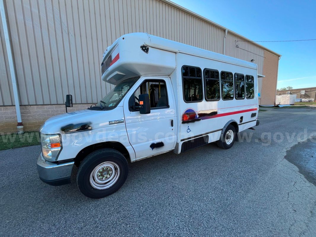 2018 Ford E350 Paratransit Van with wheelchair lift.