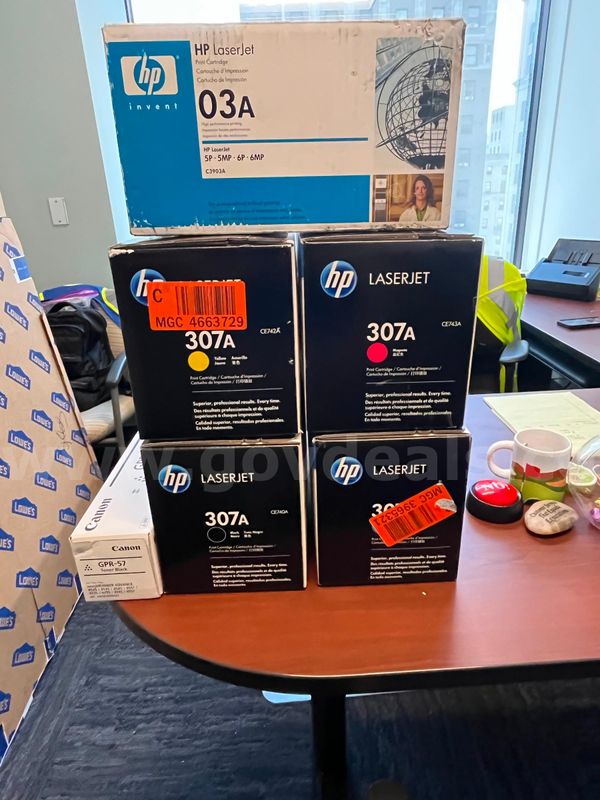 HP and Canon New Toner