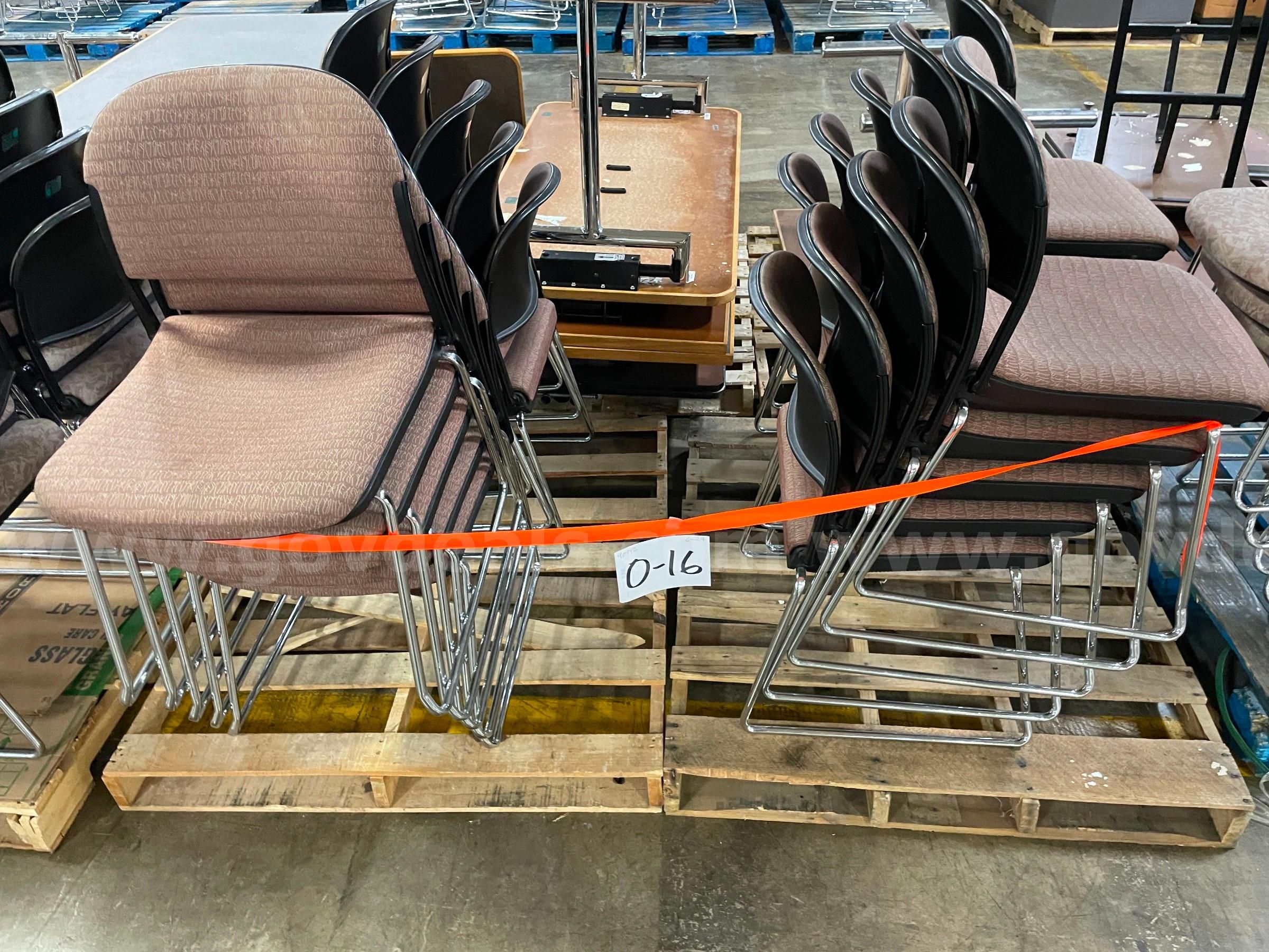 Lot of Stackable Chairs