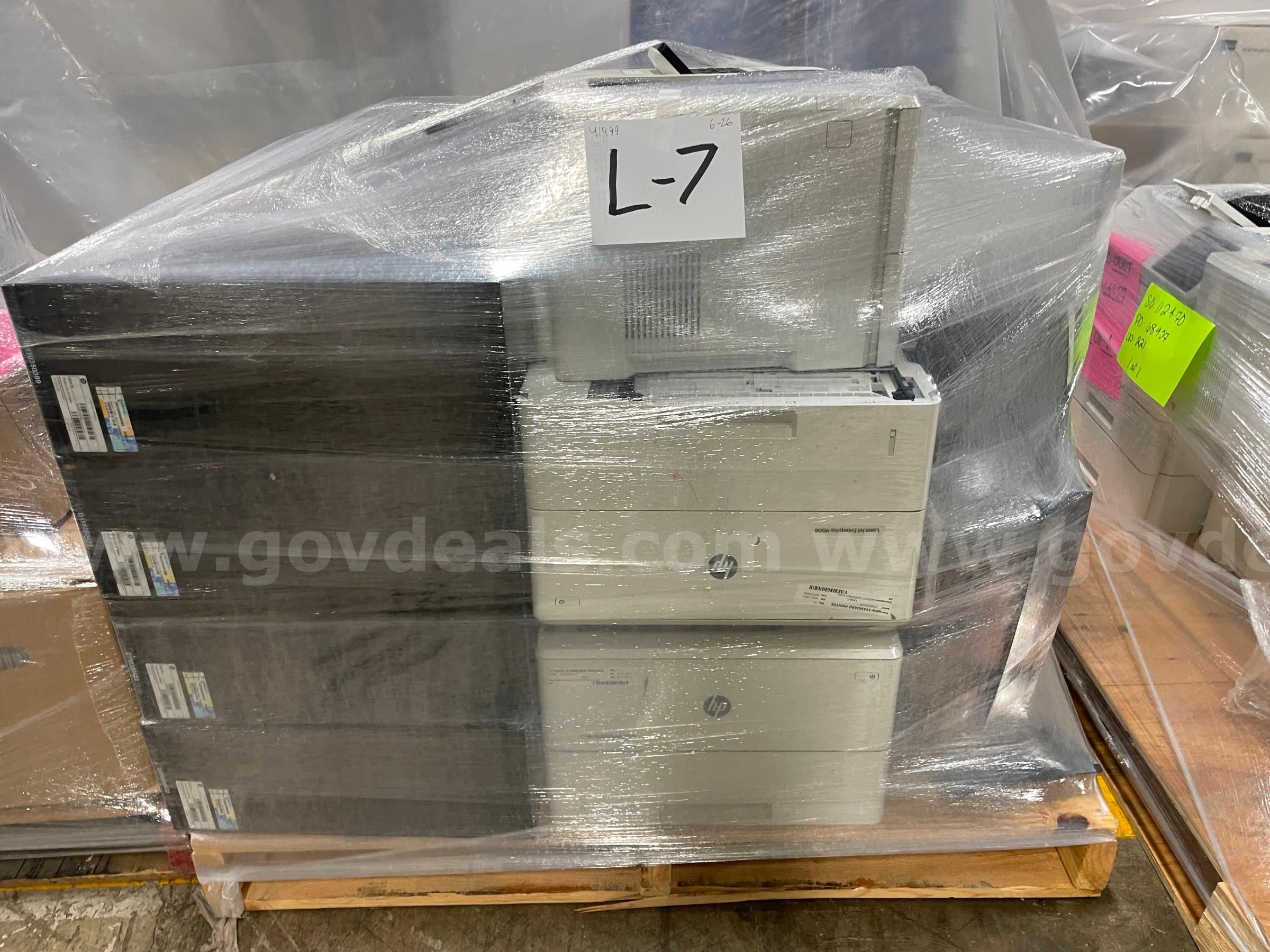 Lot of HP Z230 Desktop PCs, Monitors, and Various Printers