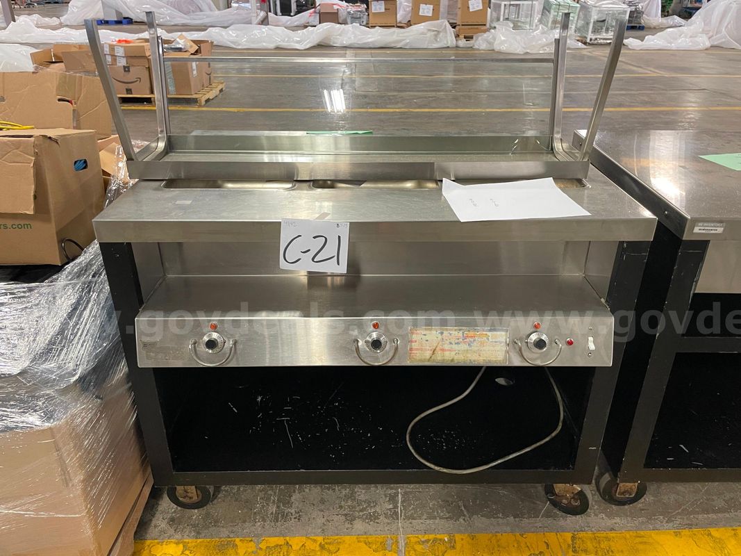 Serving Counter, 3-Tray