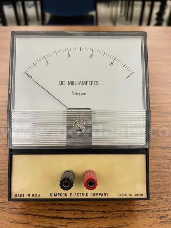Simpson Microamps DC meters (20 meters)