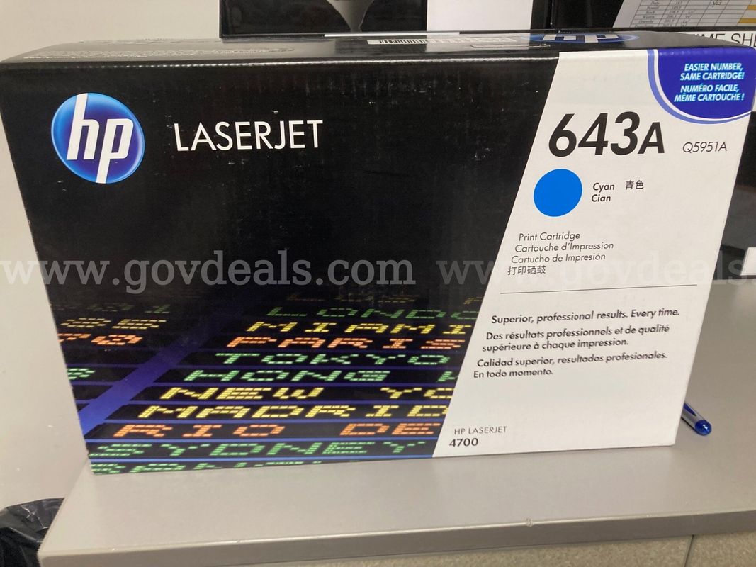 LaserJet 643A Cyan Toner