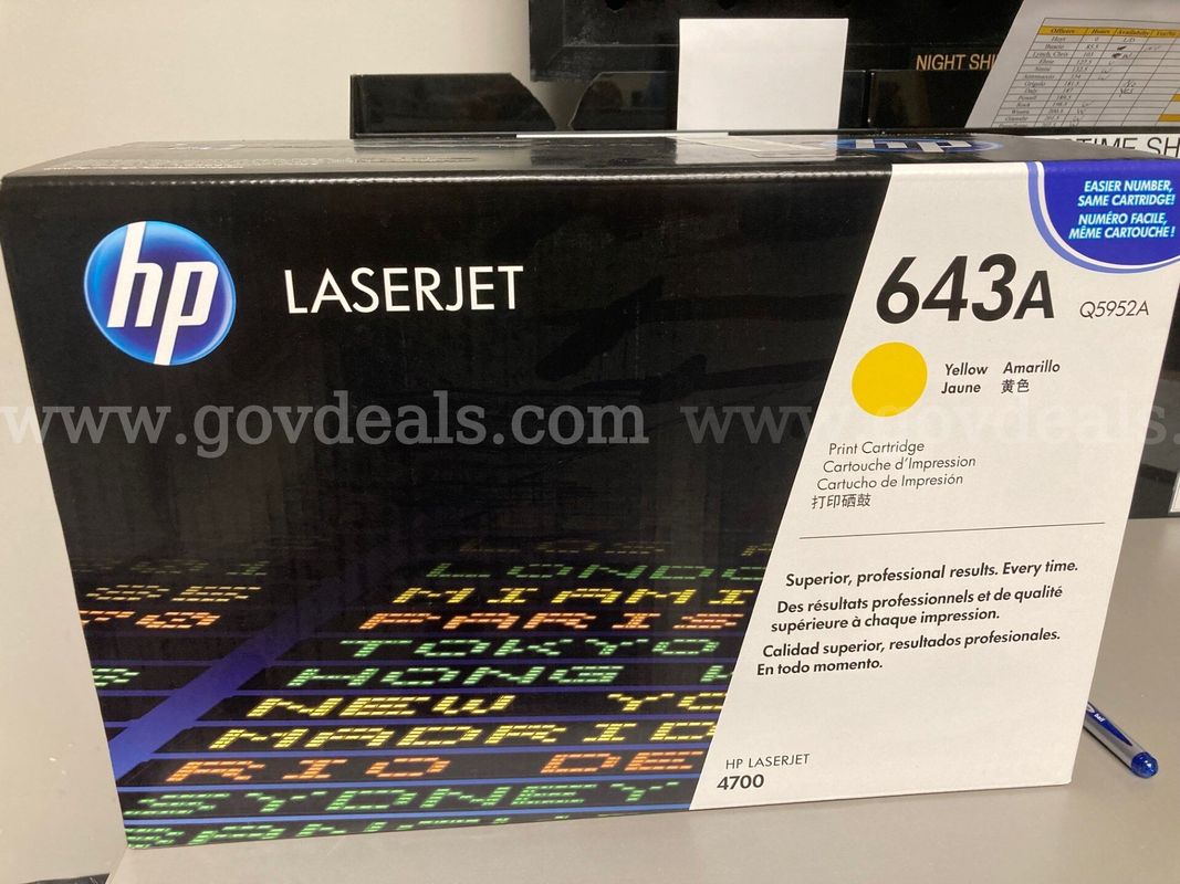 LaserJet 643A Yellow Toner