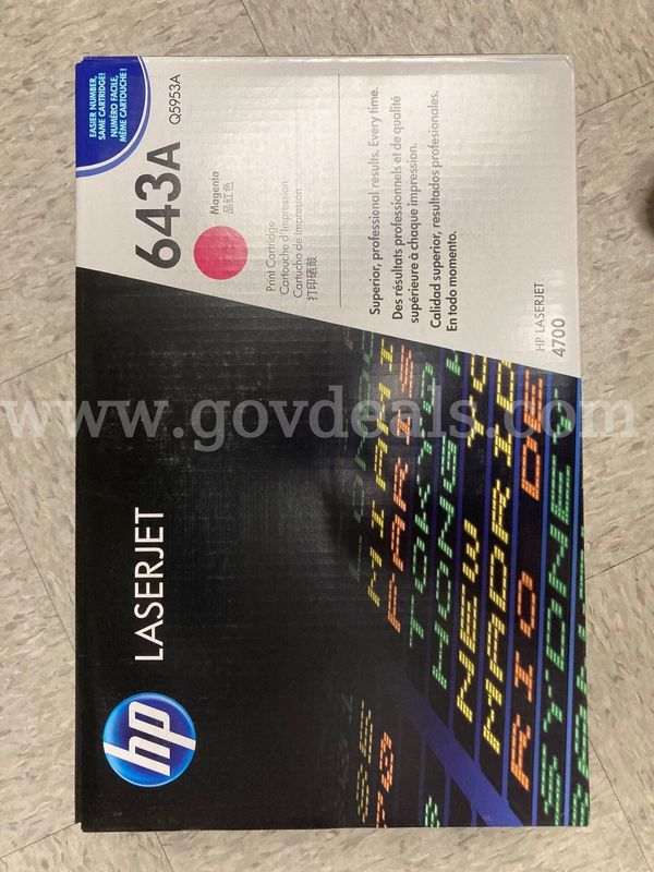 LaserJet 643A Magenta Toner