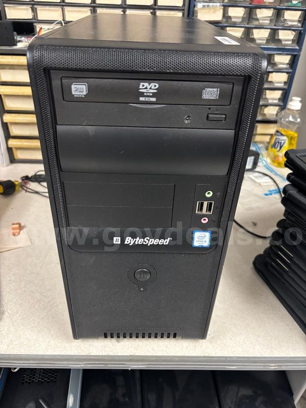 Lot of 14 Bytespeed desktop computers w/upgraded video cards
