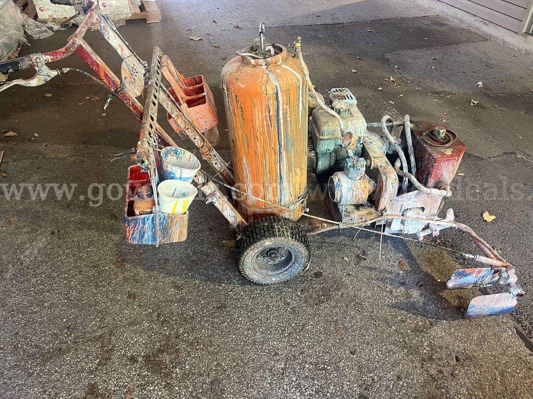 2 - Pioneer Athletic Field paint machine - selling as parts only due to not running/broken