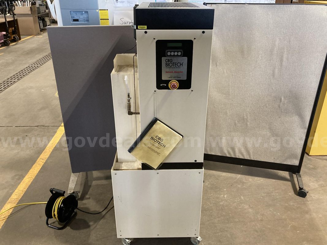 (1) CBG Biotech SLV-99U Solvent Recycler [IU017937]