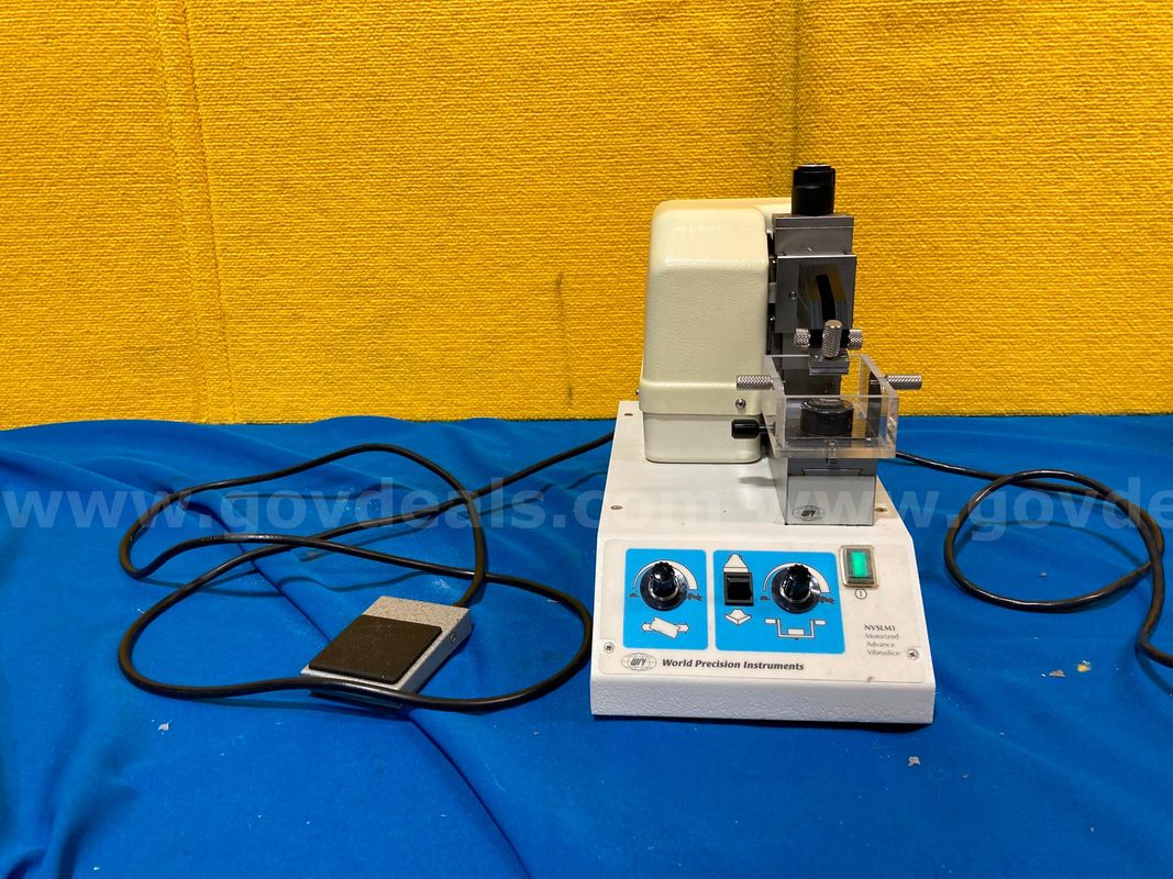(1) World Precision Instruments Model NVSLM1 Motorized Advance Vibroslice