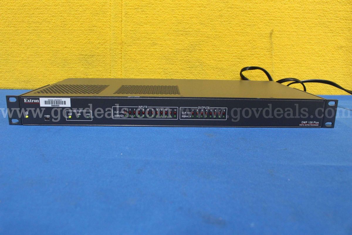 (1) Extron DMP 128 Plus Digital Matrix Processor
