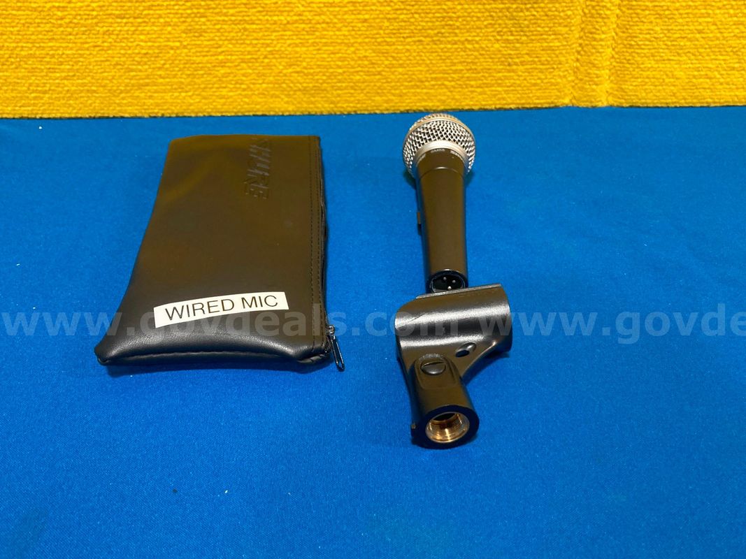(1) Shure SM58 Wired Microphone