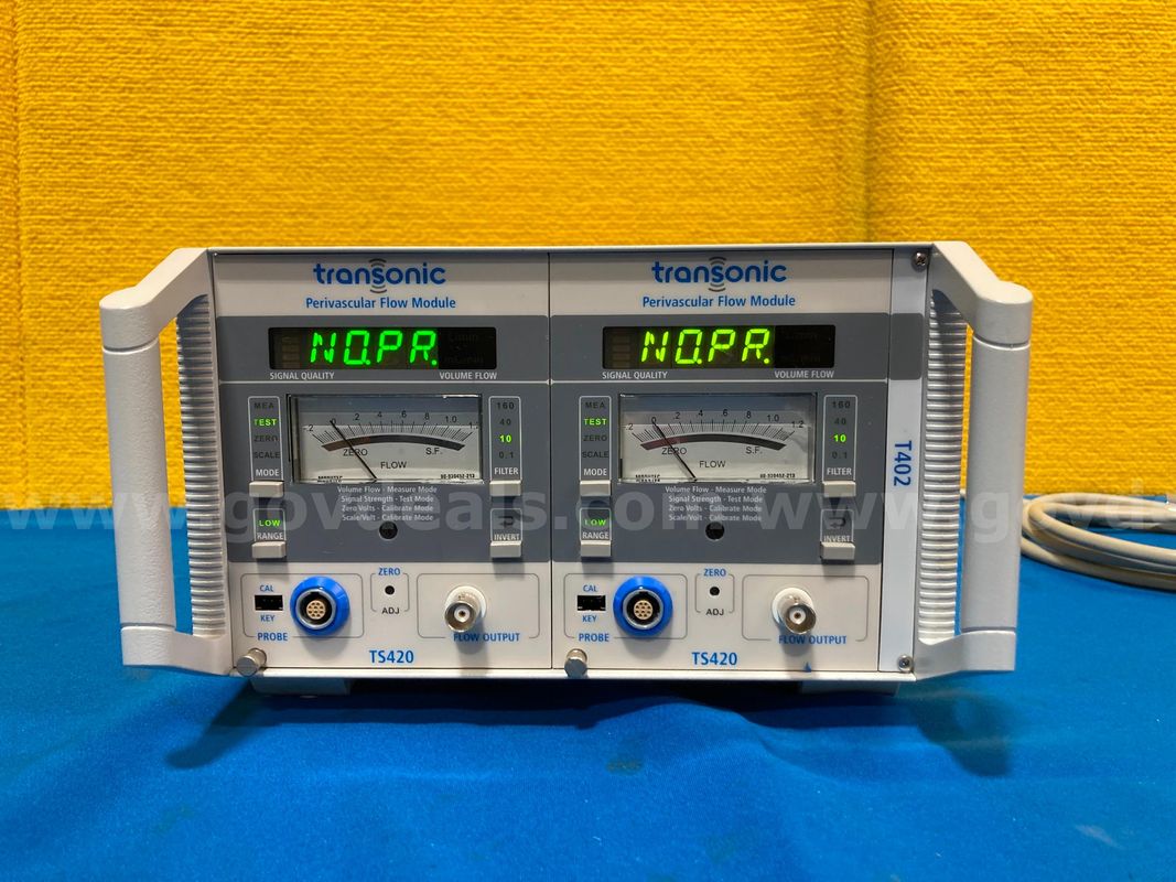 (1) Transonic Model T402 Flow Probe Meter [IU038597]