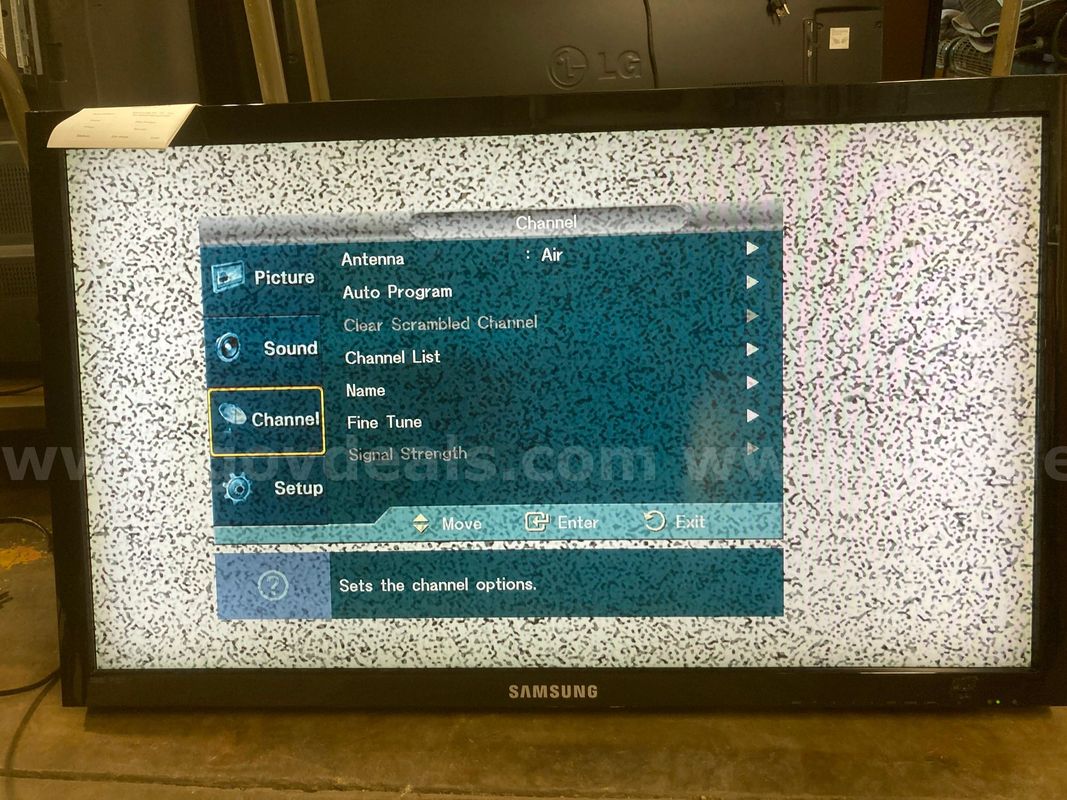 (1) Samsung Model 480Cx-2 TV