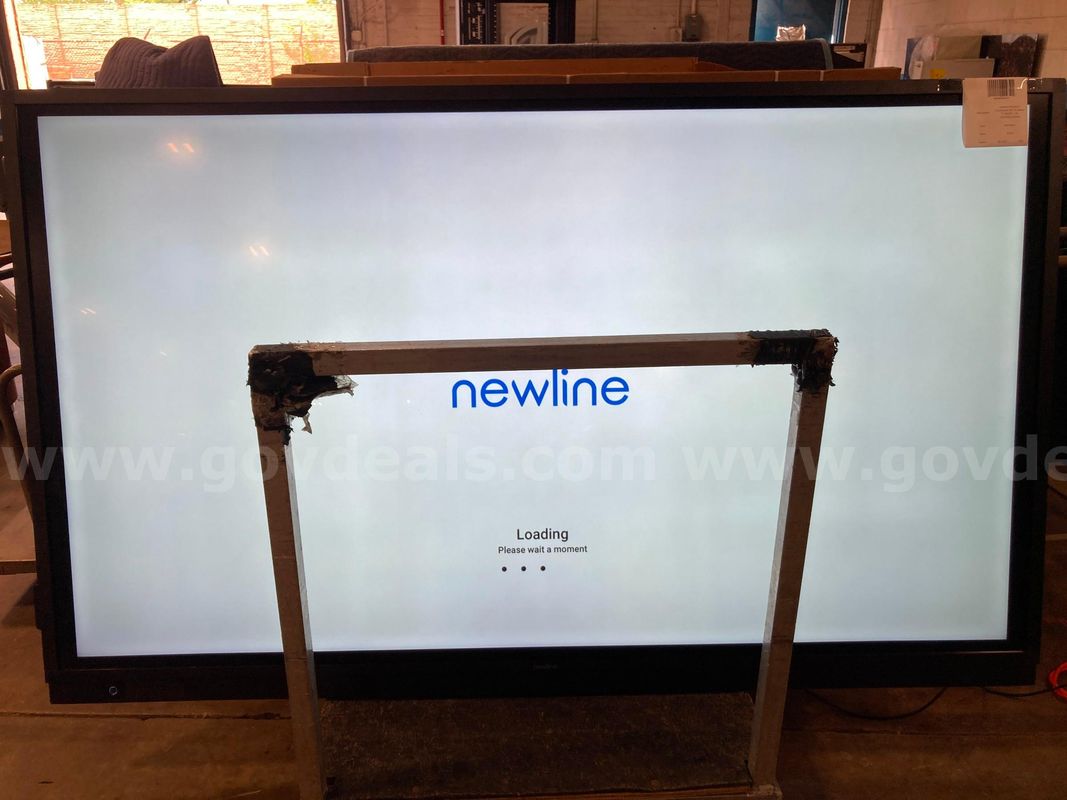 (1) Newline Interactive Model TT-8619RS Touchscreen TV