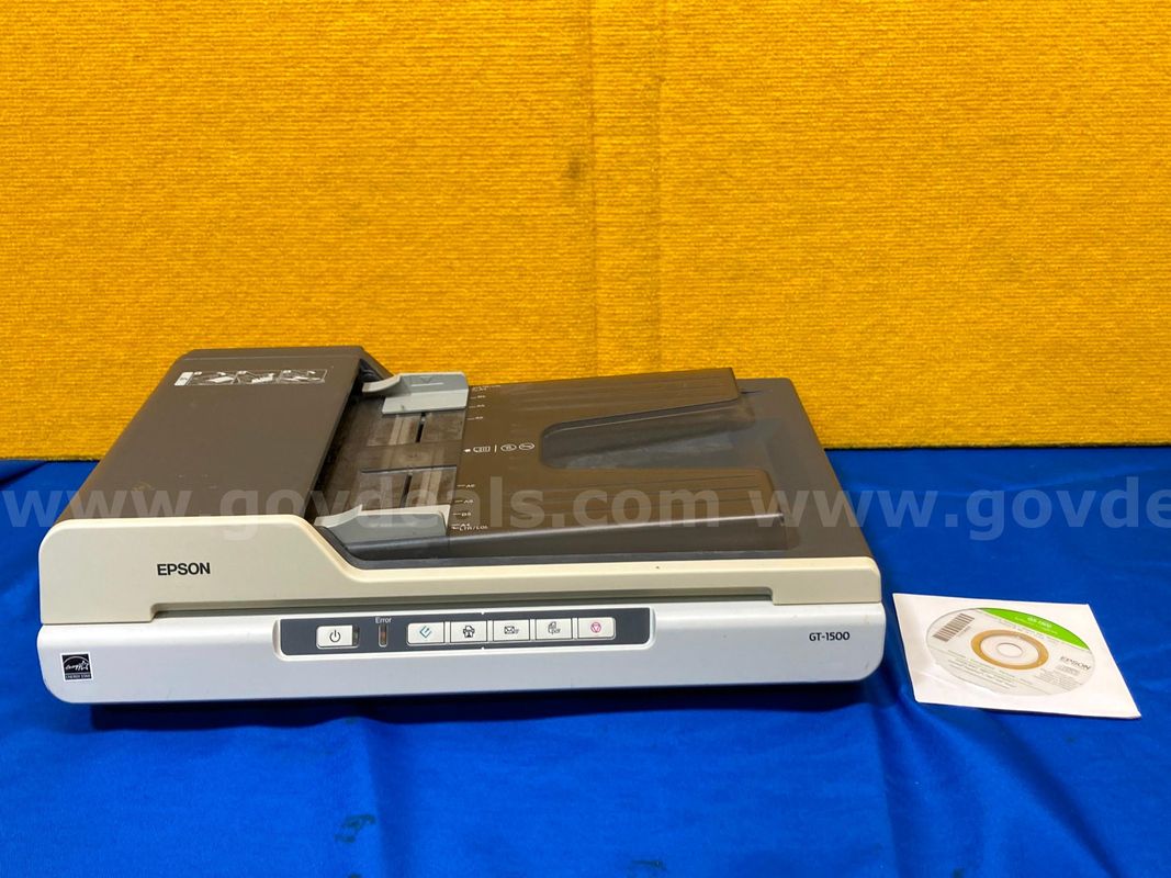 (1) Epson GT-1500 Flatbed Scanner