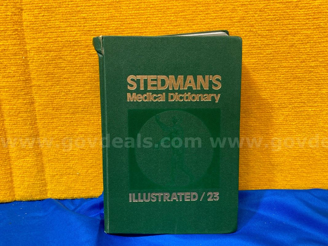 (1) Stedman's Medical Dictionary Twenty-Third Edition Book