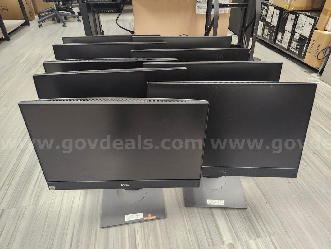 (10) Dell All-in-One 7490 i5 Intel, 16GB RAM, 512GB SSD, (10 ea) Mice & Power Cables [IUK]
