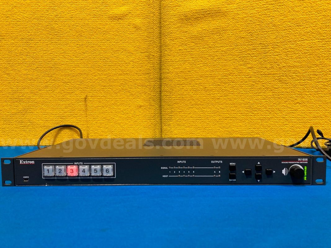 (1) Extron IN1606 Scaling Presentation Switcher