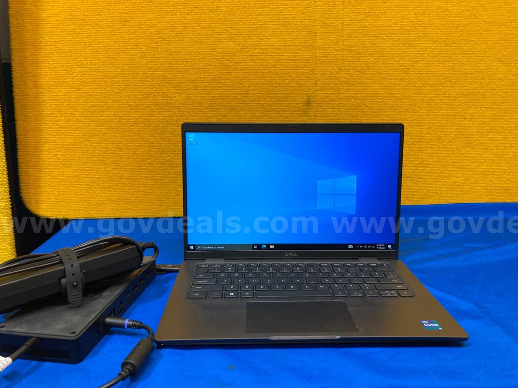(1) Dell Latitude 7420 14" Laptop- Intel i5, 16GB RAM, 256GB SSD, OS: Windows 10 (1) Power Adaptor, (1) Docking Station