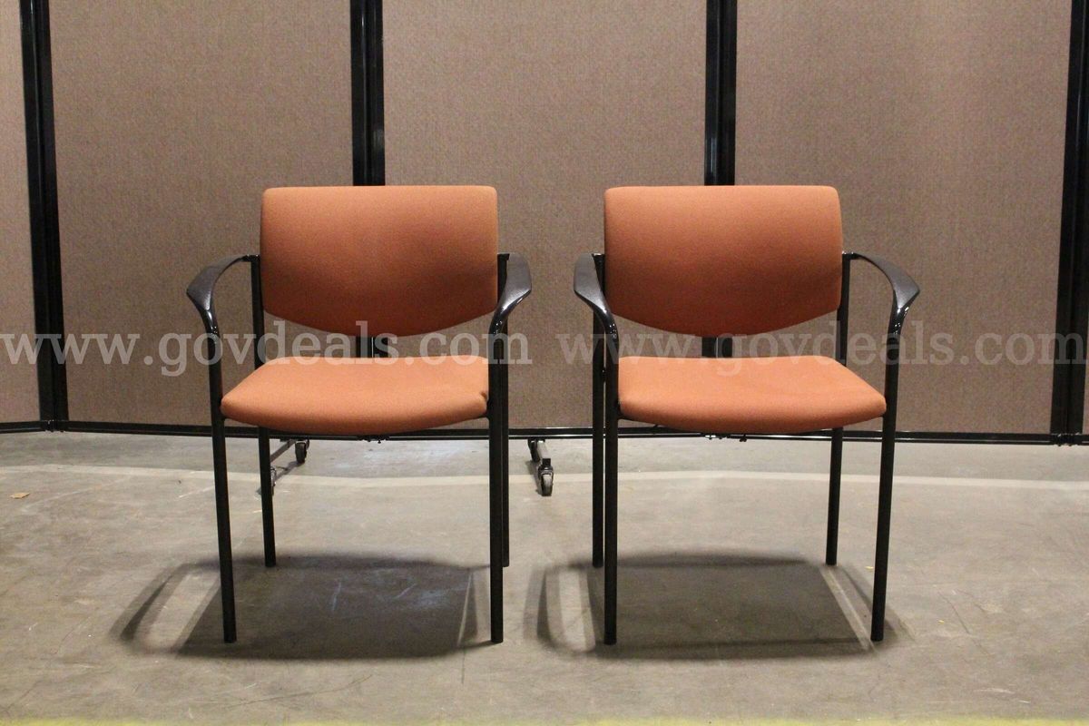 (2) Steelcase Guest/Reception Side Chairs with Armrests