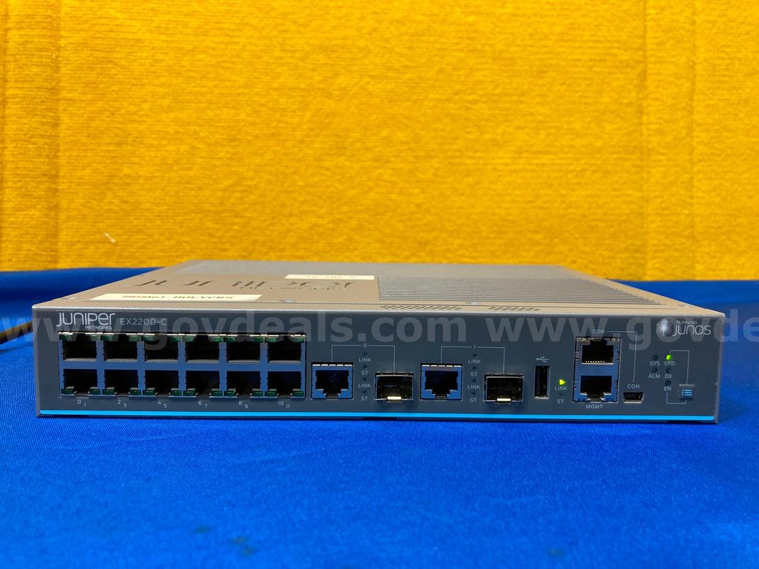 (1) Juniper Networks EX-2200-C Compact Ethernet Switch