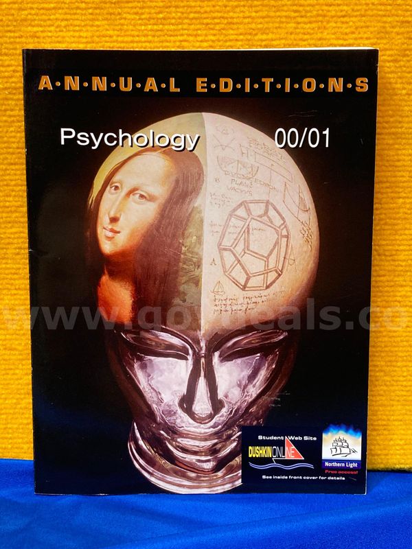 (1) Annual Editions Psychology 00/01 Thirtieth Edition Book