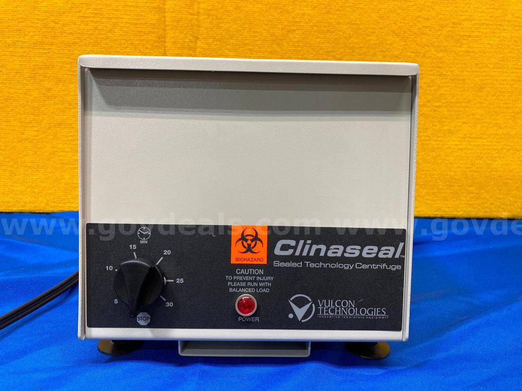 (1) Vulcon Technologies Clinaseal centrifuge CS6C