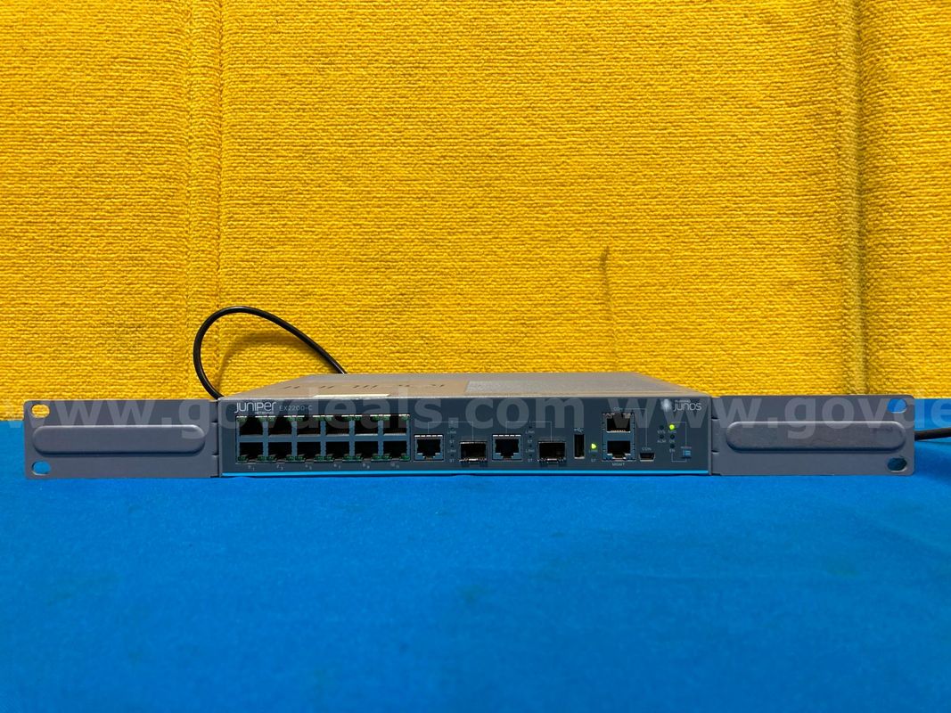 (1) Juniper Networks EX-2200-C Compact Ethernet Switch