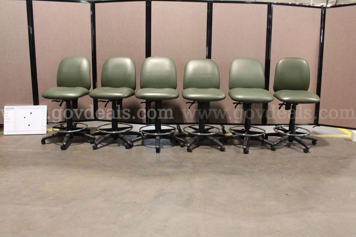 (6) SitOnIt Transit Intensive Task Stoolsand and (1) Free magnetic employee in/out status board