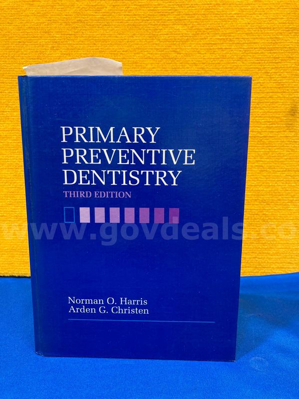 (1) Primary Preventive Dentistry Third Edition Book