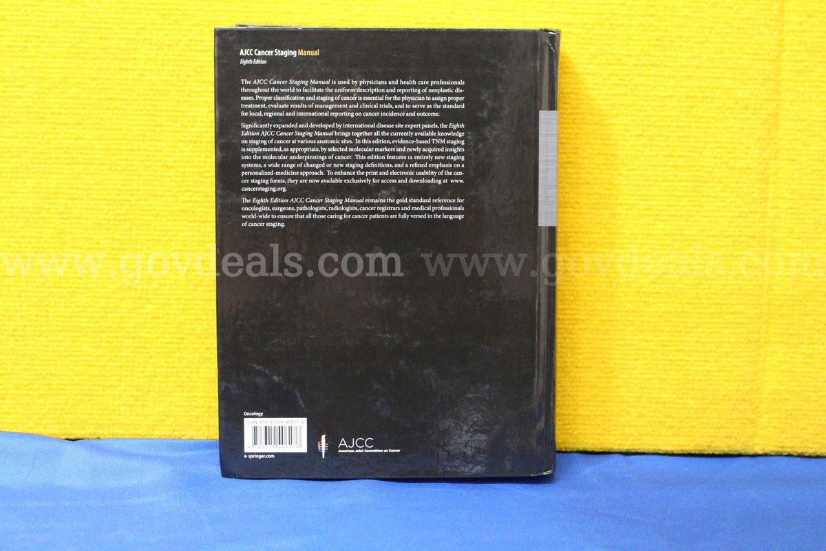 (1) AJCC Cancer Staging Manual (Eighth Edition) Book