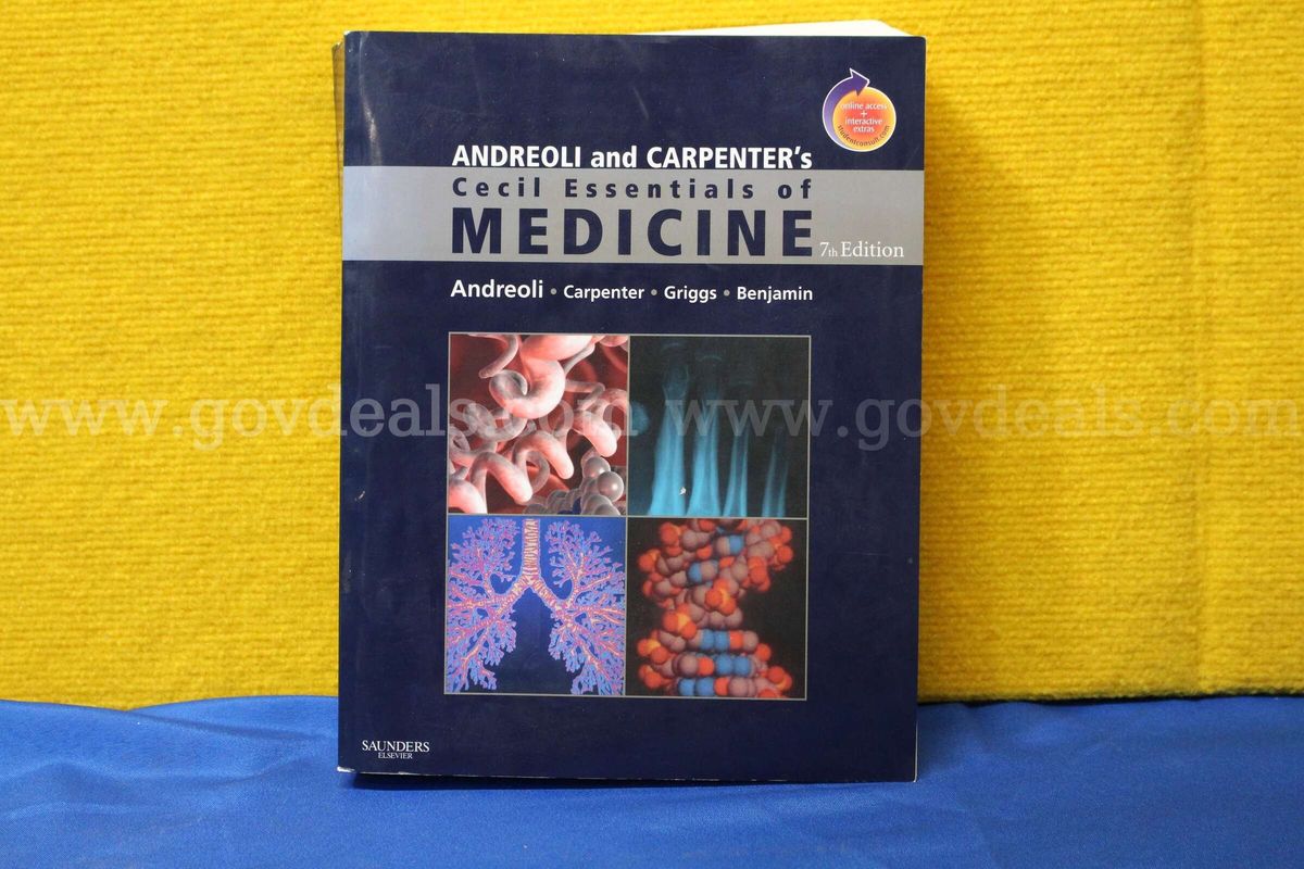 (1) Andreoli and Carpenter's Cecil Essentials of Medicine (7th Edition) Book