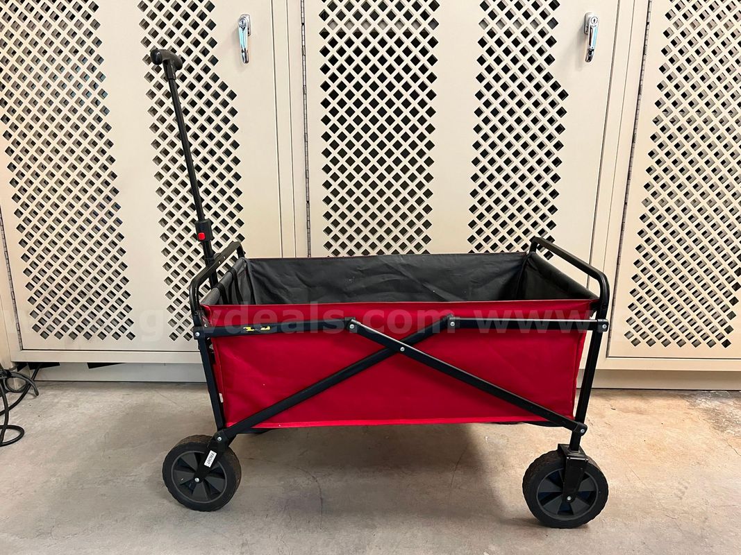 Collapsible fabric garden cart