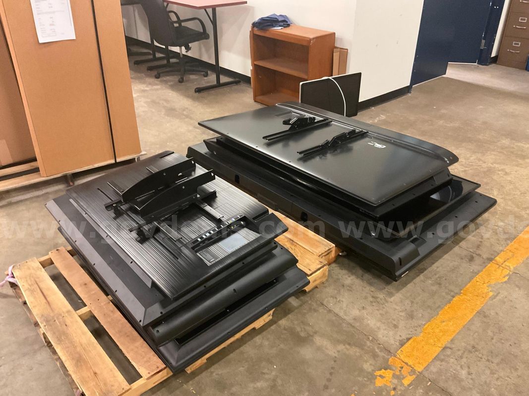 TVs, Inoperable, Samsung, LG, Sharp, 11 each.