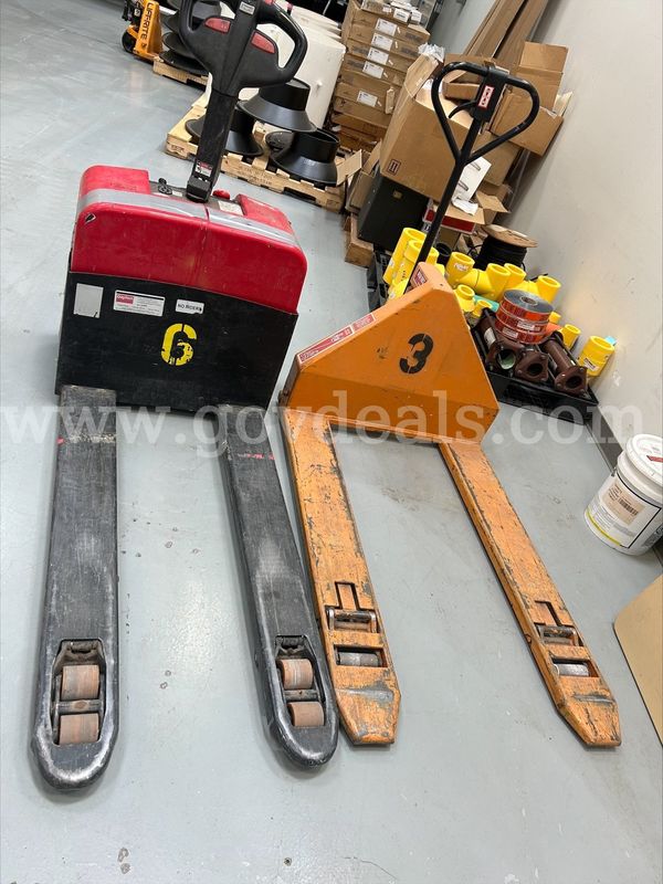 Lot of 2 Pallet Jacks - Dayton Electric & Rol-Lift Hydraulic