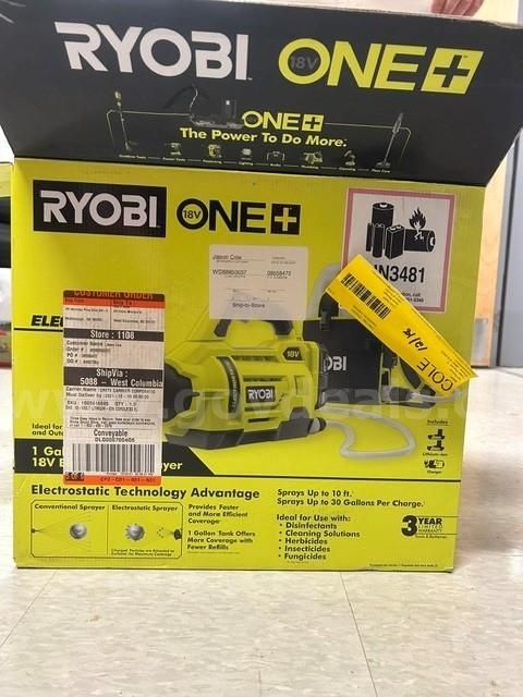 Ryobi ONE+ 18V Cordless Electrostatic Sprayer