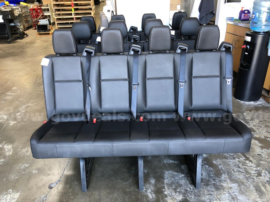 Bench Seat Set: 4 Person, For 2nd & 3rd Row Passenger Van