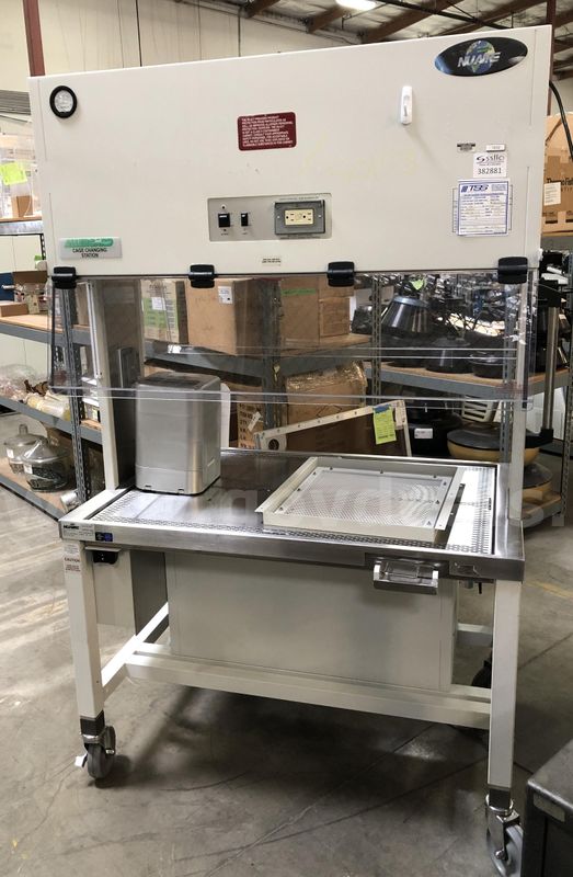 Clean Air Animal Transfer Station: 48" Wide, Dual Sided