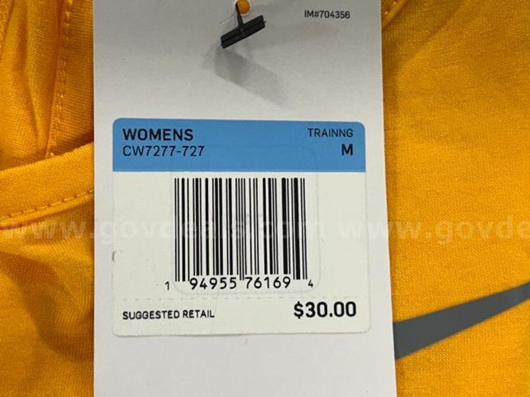 Lot of 5,WMNS Nike Yoga Tank top, Yellow in color: Sizes: XS, M, L