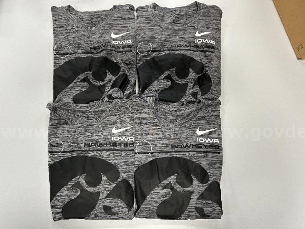 Lot of 4, Nike Dri-Fit Tee. Dark Grey in color. Size: S